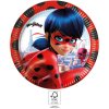 63603 kompostovatelne taniere miraculous ladybug 23 cm 8 ks