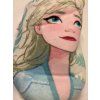 Detské papuče - Frozen Elsa fialové