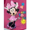 Letný plážový set Minnie Mouse - tmavoružový (Rozmiar - dzieci 104)