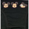 Dámske spodné prádlo - Mickey Mouse čierne (Rozmiar - dorosły L)