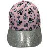 Dievčenská šiltovka - Minnie Mouse glitrovaná ružová