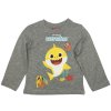 Chlapčenské tričko s dlhým rukávom - Baby Shark sivé (Rozmiar - dzieci 104)