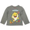 Chlapčenské tričko s dlhým rukávom - Baby Shark sivé