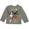 Detské tričko s dlhým rukávom - Bing sivé