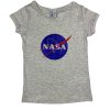Koszulka dziewczęca - NASA szara