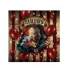 72681 2 servitky halloween circus klaun 33 x 33 cm 12 ks