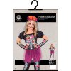 Dievčenský kostým - Dia De Los Muertos kostra (Rozmiar - dzieci S: 101-109 cm)
