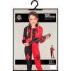 Dievčenský kostým - Harley Quinn červeno/čierny