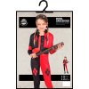 Dievčenský kostým - Harley Quinn červeno/čierny (Rozmiar - dzieci S: 101-109 cm)