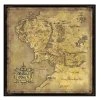 Puzzle Pán Prsteňov - Middle earth map