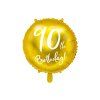 Fóliový balón 90-tka (zlatý)