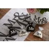 Organzowy woreczek - Mr i Mrs 10 szt