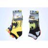 Kotníkové ponožky - Batman žlté, 3 ks
