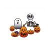 Papierové dekorácie - halloween 7 ks