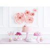 Papierové kvety - Ružové mix
