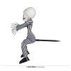 Halloweenska záhradná dekorácia - Kostra 60 cm