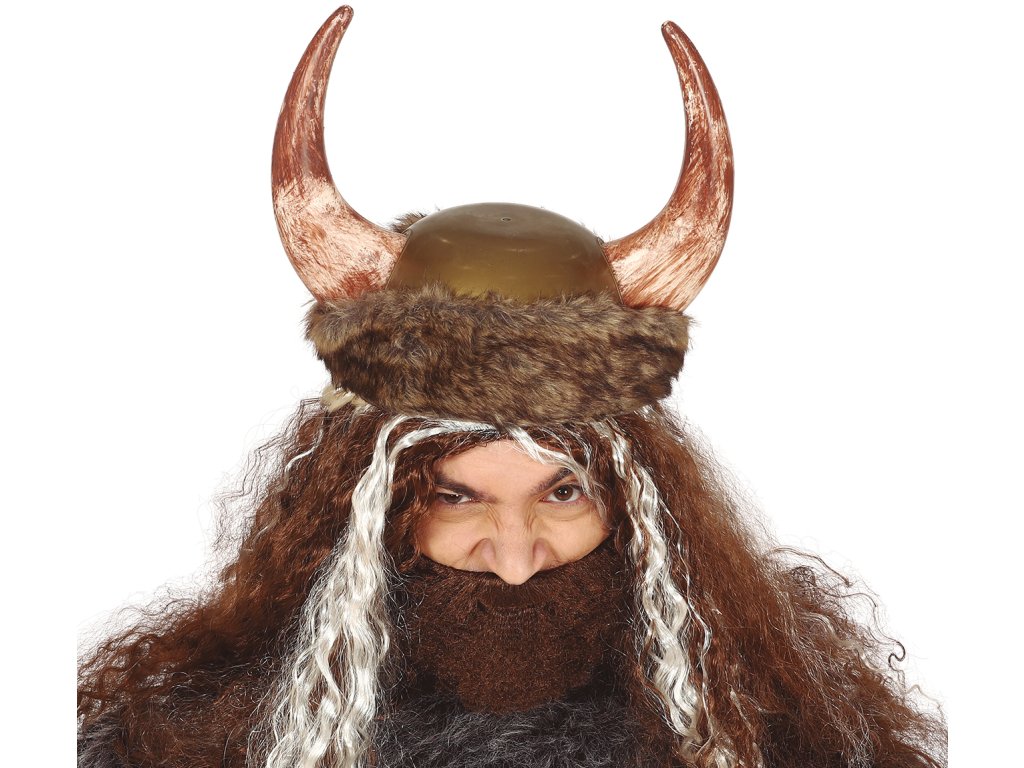Cască Viking cu blană
