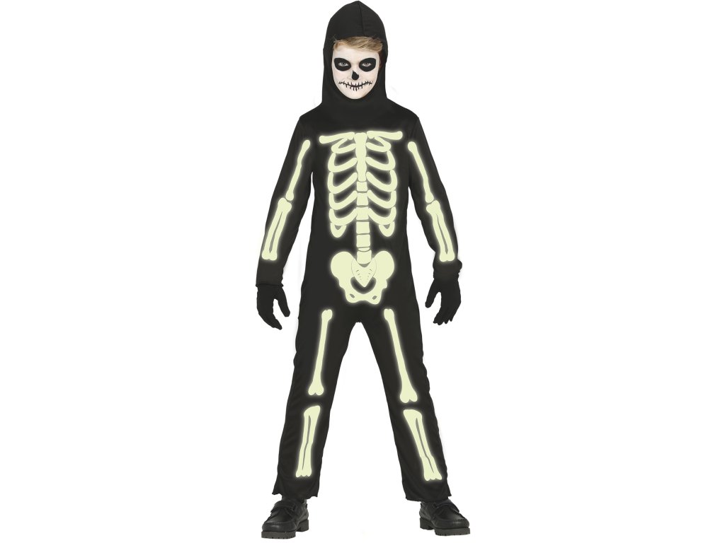 Costum pentru copii Schelet luminos