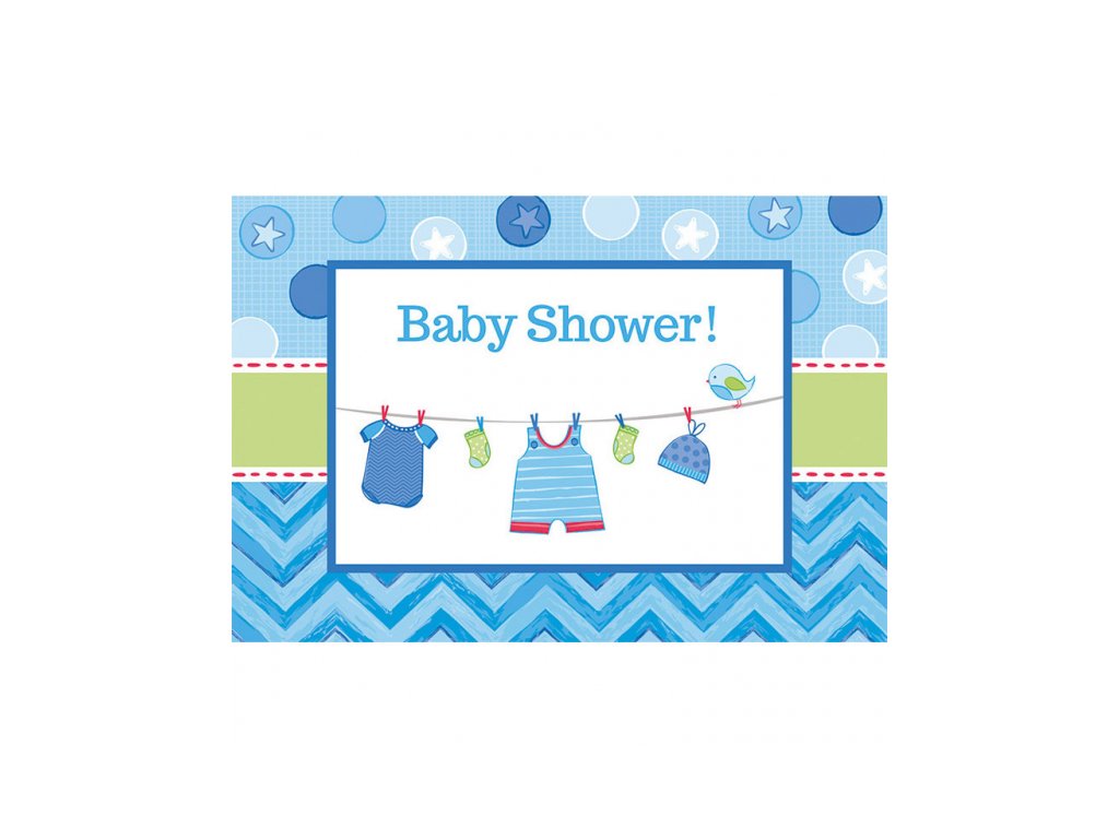 Invitatii Baby Boy 8 buc