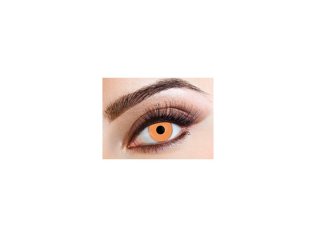 Eyecasions Uv Orange Contact Lenses