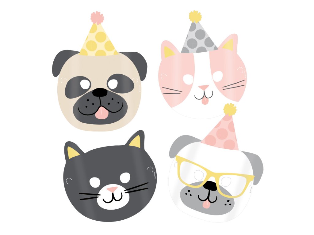Măști Hello Pets 8 buc