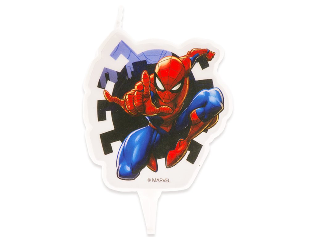 Lumânare aniversară- Spiderman 7 cm
