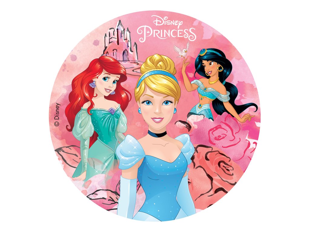 Hârtie comestibilă - Printese 20 cm