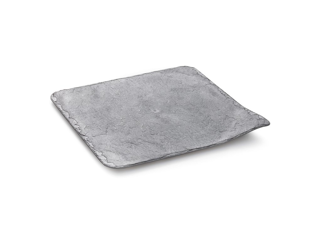 Tavă cu efect de ardezie 24 x 24 cm