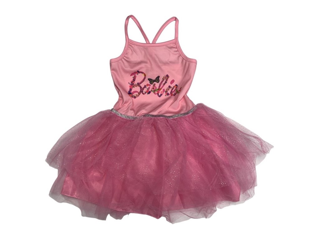 Rochie din tul pentru fete - Barbie roz - HeliumKing.ro