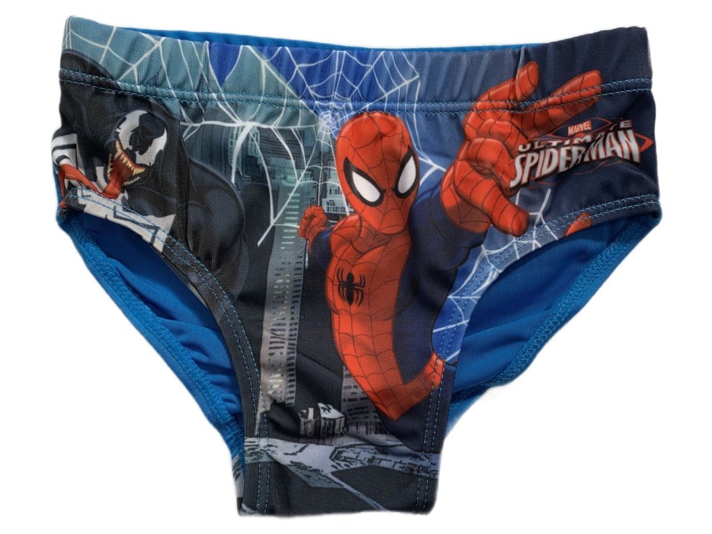 Slip pentru baieti - Ultimate Spiderman albastru deschis