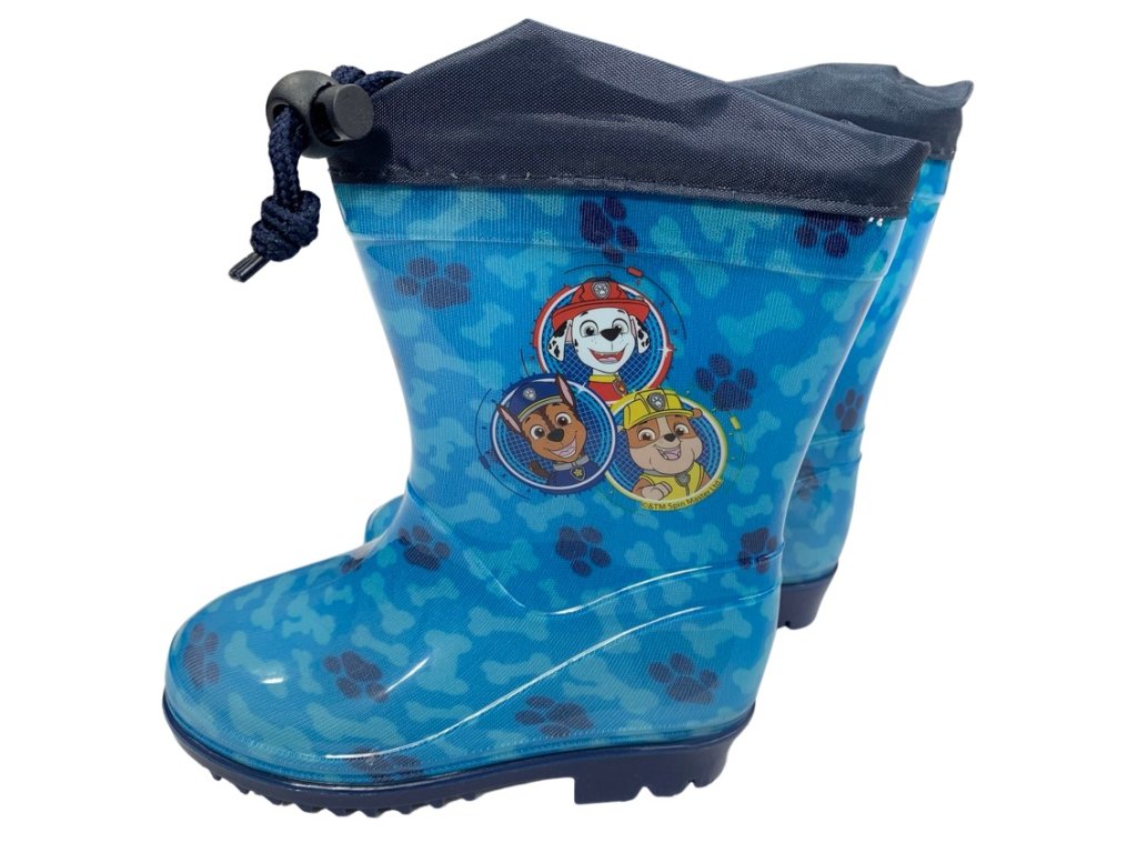Cizme cauciuc băieți - Paw Patrol albastru închis