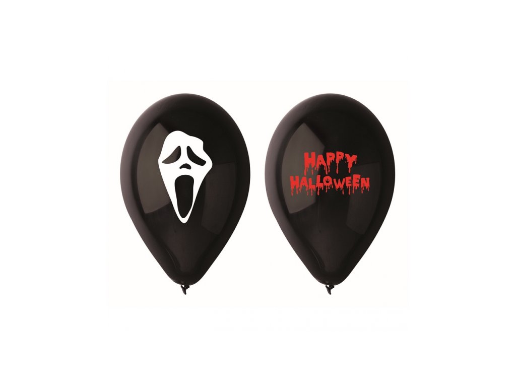 Set baloane latex - Happy Halloween mix 5 buc