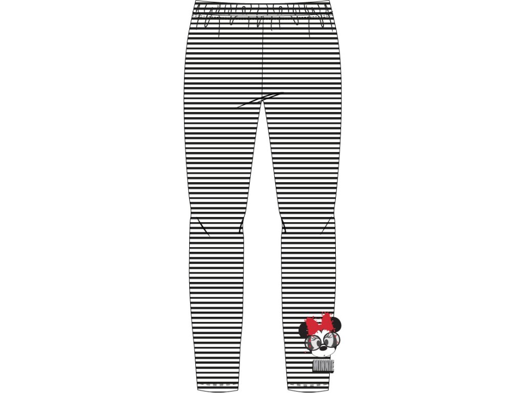 Colanți pentru fete - Minnie Mouse cu dungi