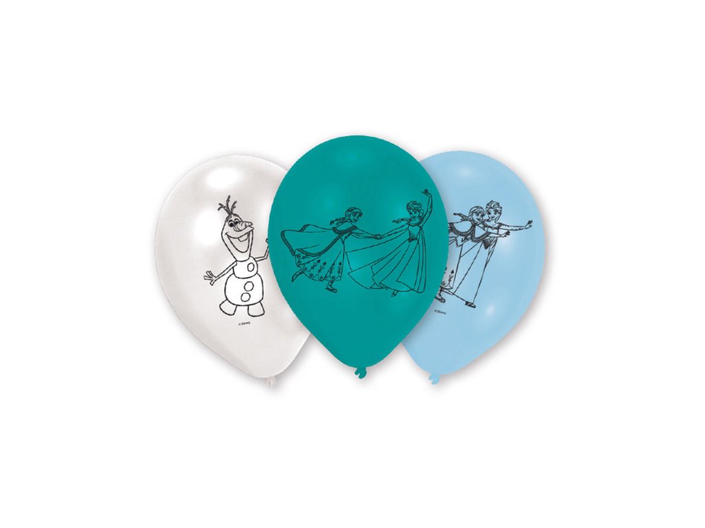 Set baloane latex - Frozen 6 buc