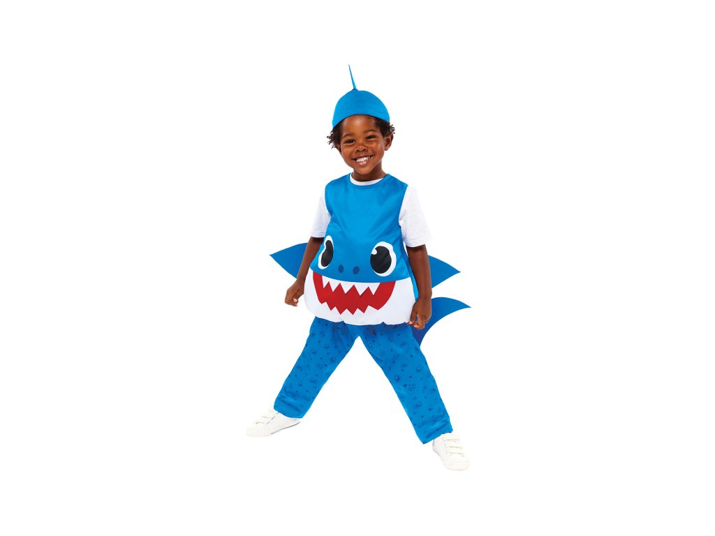 Costum pentru copii - Baby Shark albastru