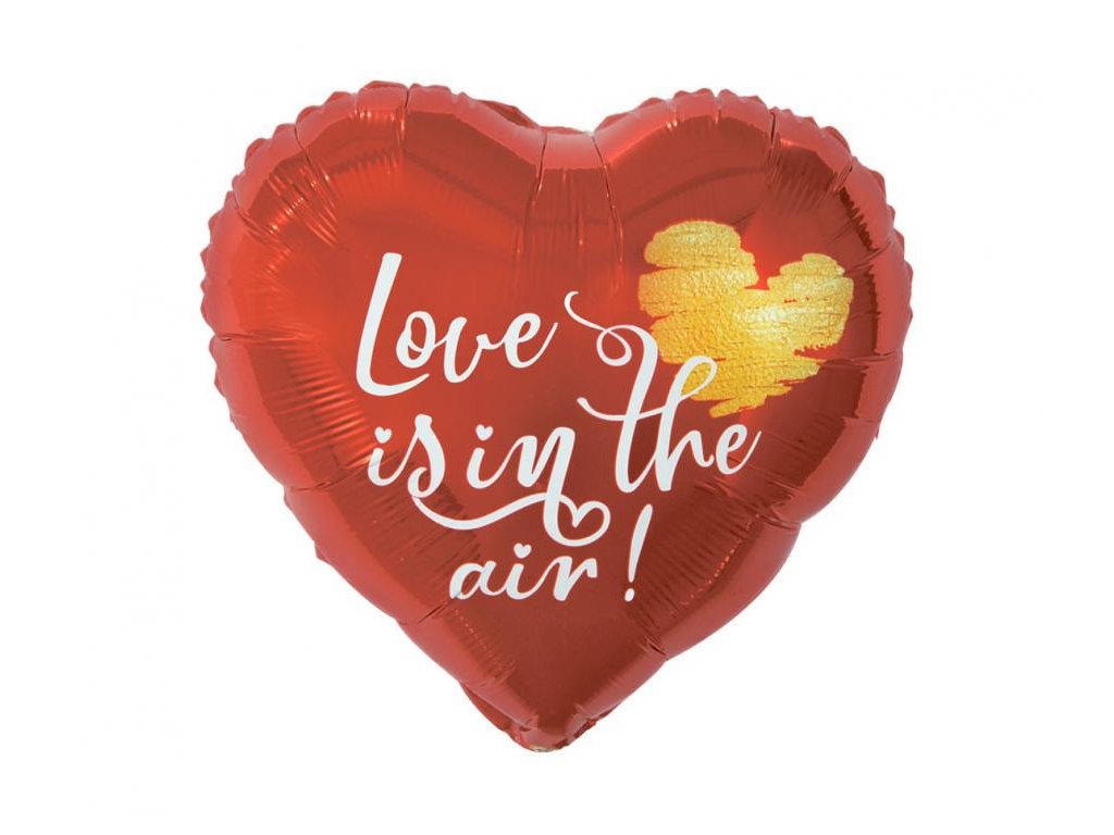 Balon din folie Inimă - Love is in the air