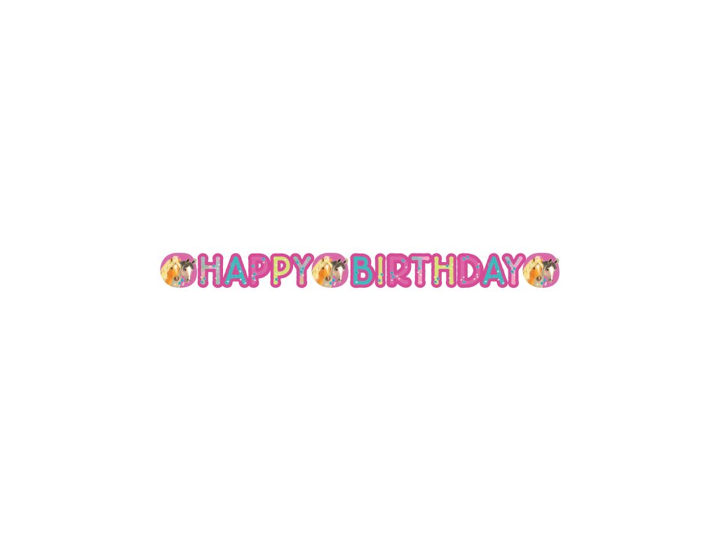 Banner Happy Birthday  - Cai minunați