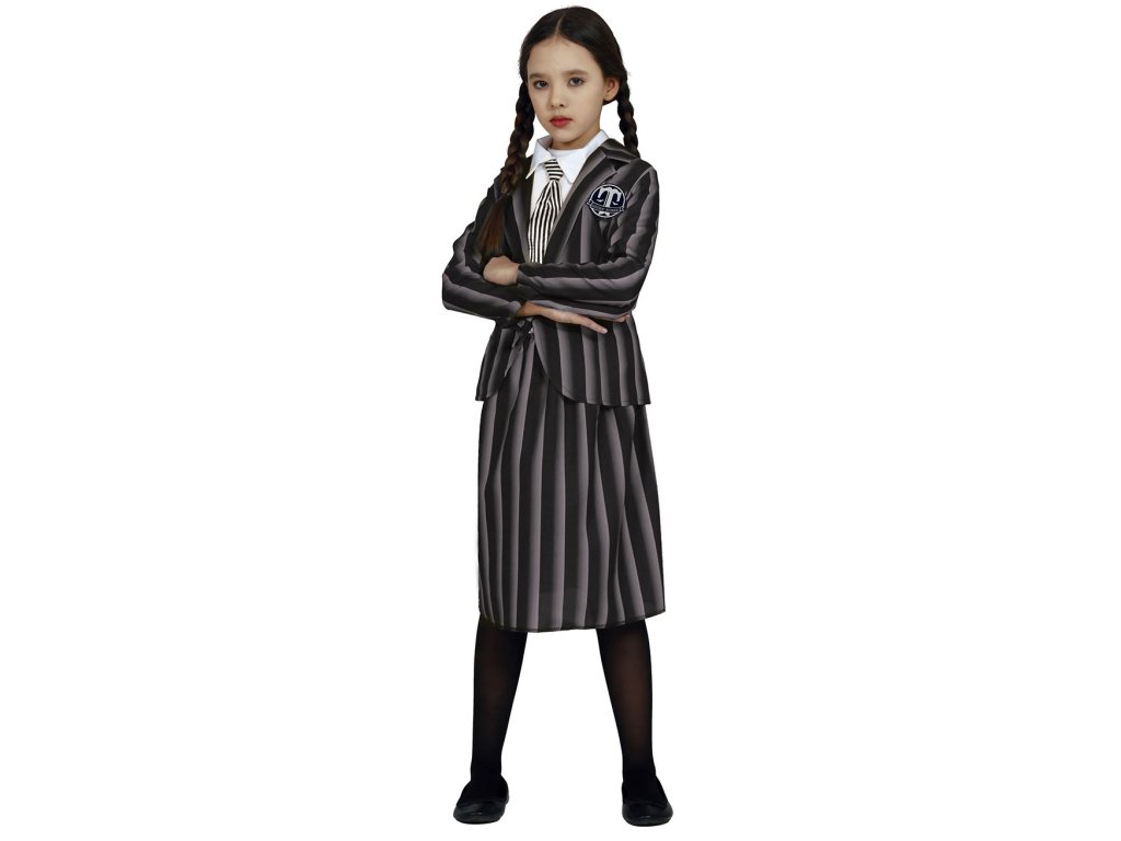 Costum pentru fată - Wednesday studentă
