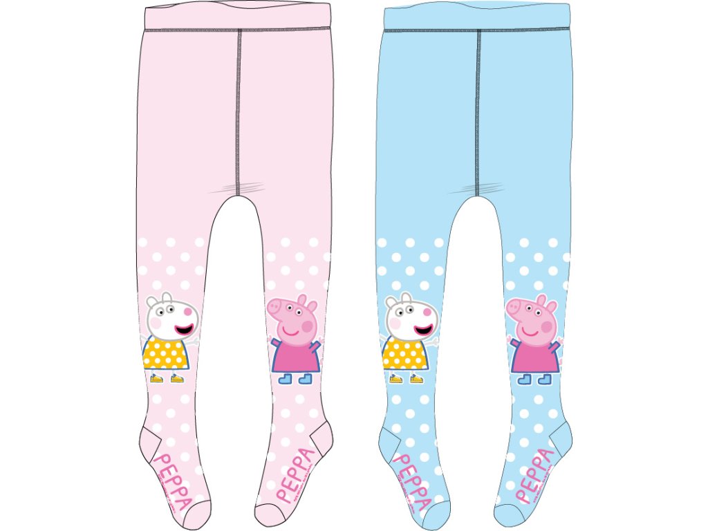 Ciorapi pentru fetițe - Peppa Pig, albaștri