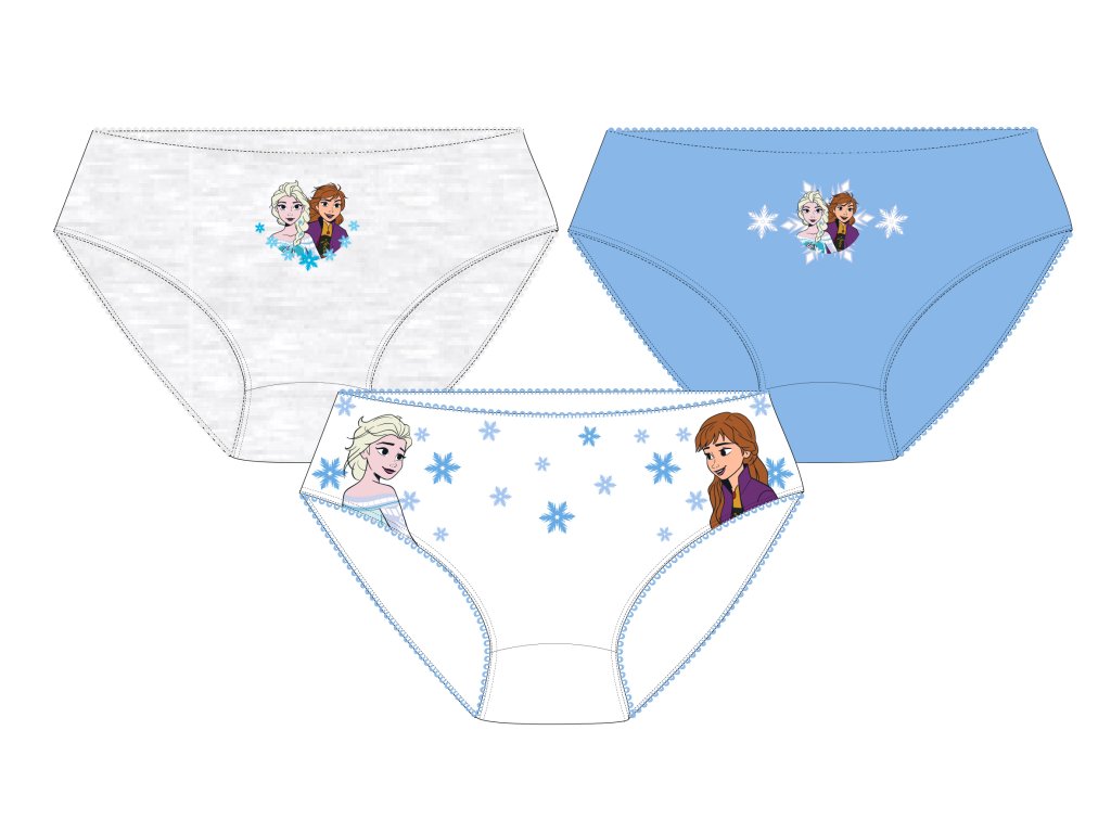 Lenjerie intimă pentru fetițe - Frozen mix 3 buc
