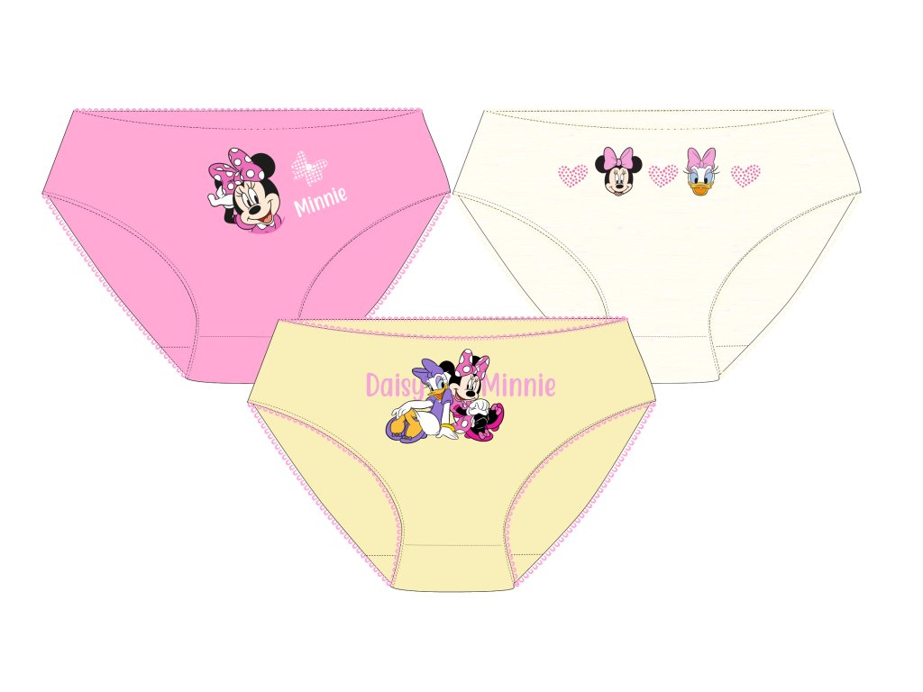 Lenjerie intimă pentru fetițe - Minnie mix 3 buc