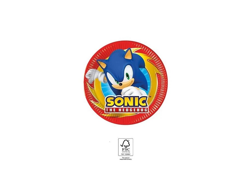 Farfurii compostabile - Sonic 20cm 8buc