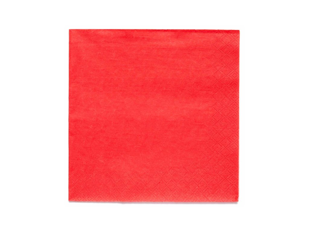 Șervețele roșii 33 x 33 cm 20 buc