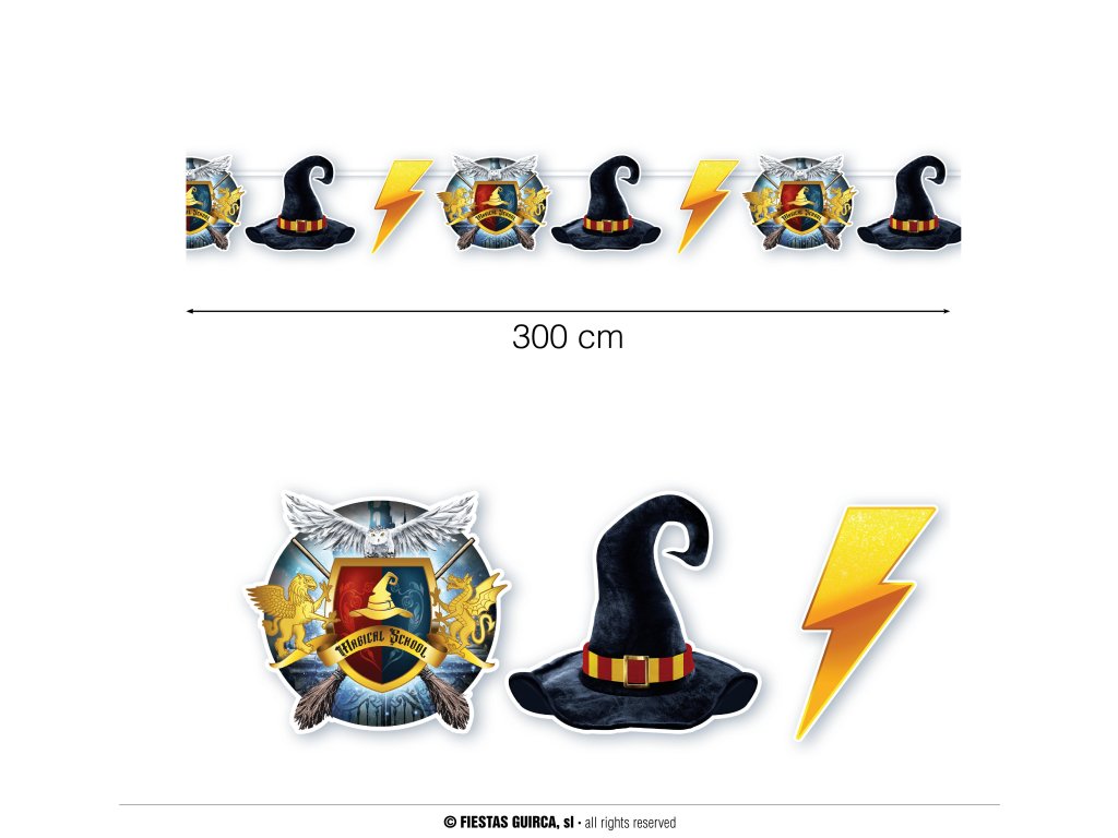 Ghirlandă - Harry Potter 3 m