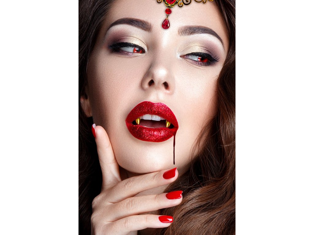 Dinți de vampir - aurii