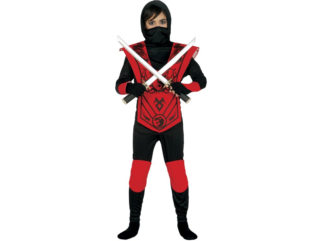 Costum pentru băieți - Ninja roșu
