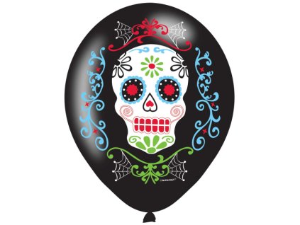 Balóny - Biela lebka