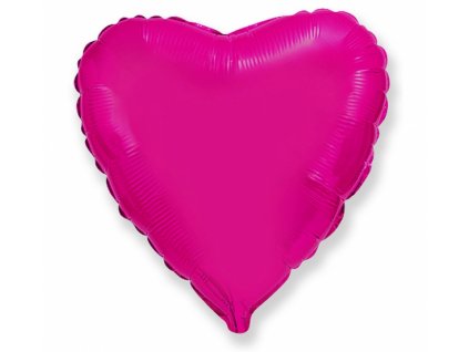 30526 foliovy balon srdce ruzove 43 cm