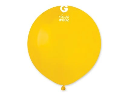 Balón pastelový žltý 48 cm