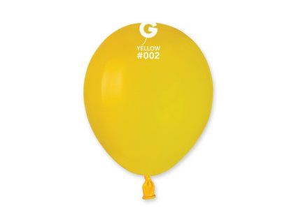 Balon pastelat culoarea galbenă